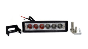 Exploradora Lineal 6 LED Luces federal Fijo y flasheo
