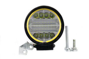 Exploradora redonda 24 led con aro en neón función fija y strober (copia)