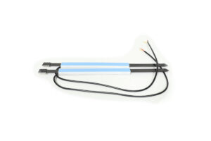 Tira de luces LED intermitentes para motocicleta, accesorio Universal envolvente, color blanco, para horquilla o ATV, UTV
