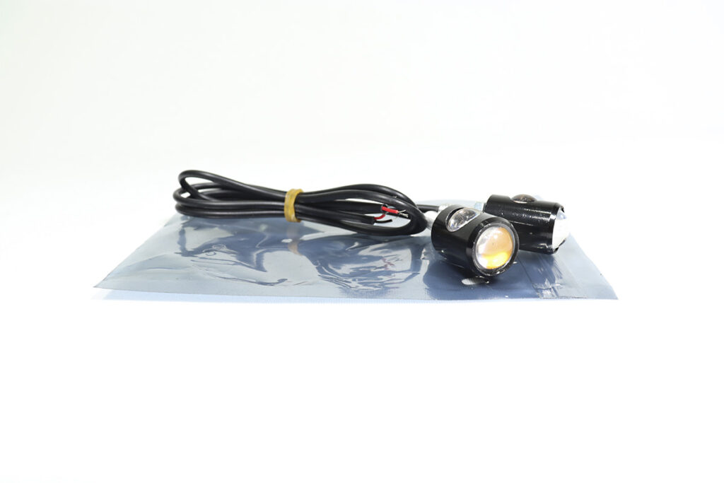 Luces LED Ojo De Águila 18mm 9W - 6 Piezas Verdes, 12V, Resistente Al Agua, Para Motos Y Coches Como DRL O Intermitentes