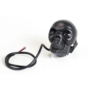 Exploradora led diseño craneo, tipo laser, Luz bicolor