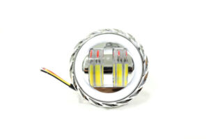 Proyector de Luz led, doble lupa, ojo de ángel RGB