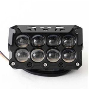 Exploradora led linea minidriving de 8 lupas, luz blanca/amarilla.