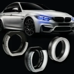 TB-INCH  OJO DE ANGEL LED EN FORMA DE (O,U,L) DE 2.5 O 3.0" CON LUZ RGB, PERSONALIZADA POR APLICACIÓN DESDE DISPOSITIVO CELULAR