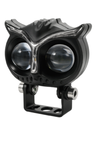 EXPLORADORA LED LASER, DISEÑO BUHO, LUZ BICOLOR Y COCUYO INTEGRADO