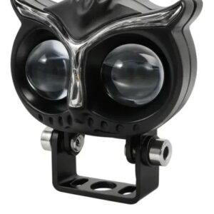 EXPLORADORA LED LASER, DISEÑO BUHO, LUZ BICOLOR Y COCUYO INTEGRADO