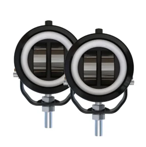 TB-221-W/B/R   -EXPLORADORA REDONDA LED DE 3",CON ARO EN NEÓN LUZ BLANCA BASE INTEGRADA FUNCIONAL