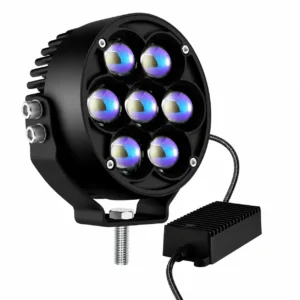 TB-242 PAR EXPLORADORA REDONDA MINIDRIVING DE 7 LUPAS LÁSER, CON LUZ BLANCA Y AMARILLA DE ALTA INTENSIDAD
